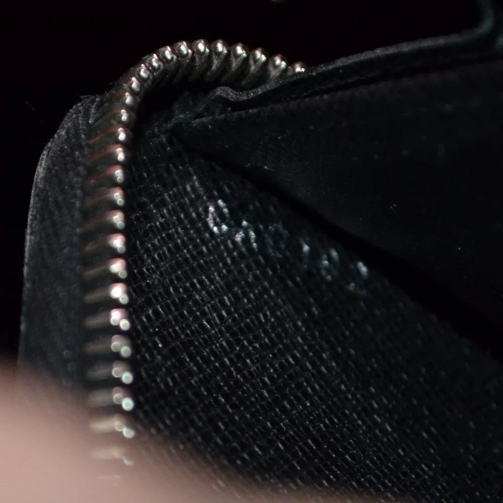 Louis Vuitton Black Patent Epi Zippy Zip  Around Organizer Wallet